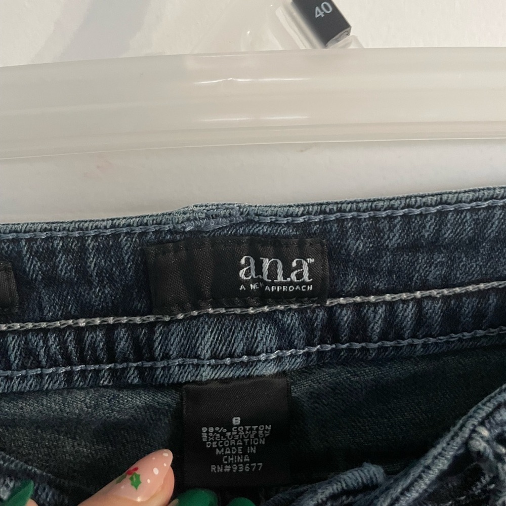 ANA Dark Wash Modern Fit Women's Jeans in size 8 - Picture 5 of 7